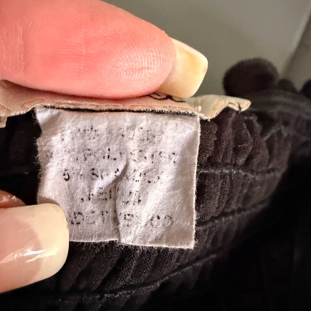 Black Smocked Strapless Ruffle Hem Camisole - Picture 7 of 7